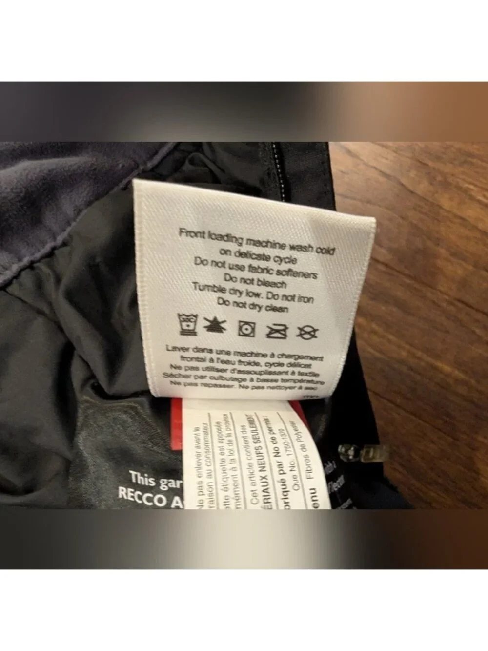 Mec Recco Snow Pants Ski snowboarding pants, black, SZ 8 youth/kids Unisex